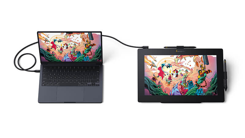 超低反射Super AG Etchingを採用した15.6型4K有機ELペン